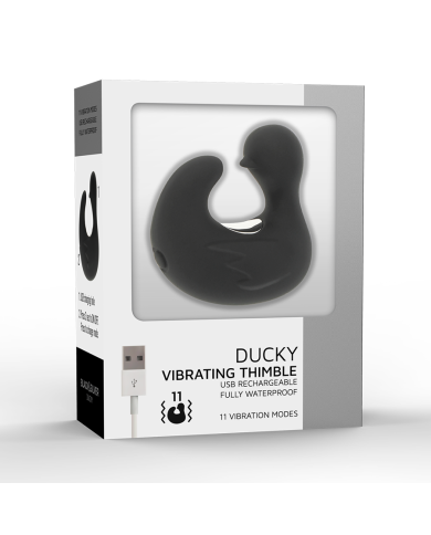 BLACKSILVER DEDAL PATO ESTIMULADOR DE SILICONA RECARGABLE DUCKYMANIA