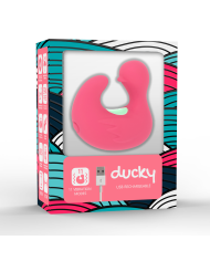 HAPPY LOKY DEDAL PATO ESTIMULADOR DE SILICONA RECARGABLE DUCKYMANIA