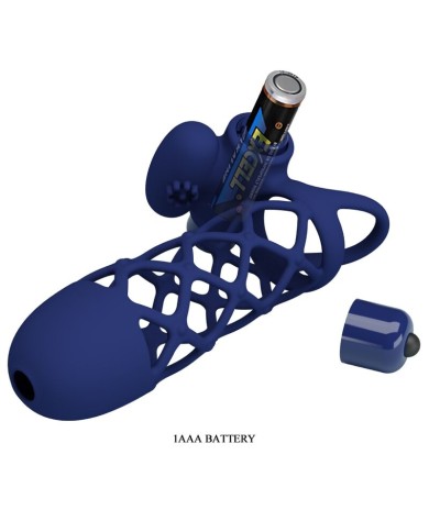 PRETTY LOVE GIANN ANILLO VIBRADOR CON FUNDA DE SILICONA AZUL PRETTY LOVE GIANN ANILLO VIBRADOR CON FUNDA DE SILICONA AZUL