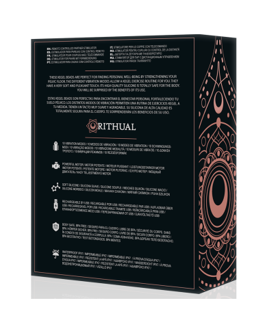 RITUAL NISHA BOLAS KEGEL RECARGABLES VIBRADORAS NEGRO