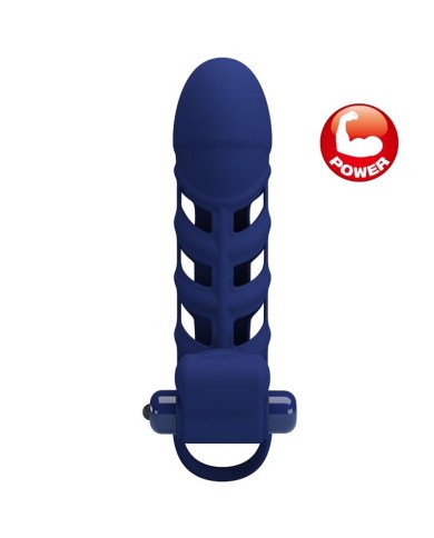 PRETTY LOVE ALTAF ANILLO VIBRADOR CON FUNDA DE SILICONA AZUL PRETTY LOVE ALTAF ANILLO VIBRADOR CON FUNDA DE SILICONA AZUL