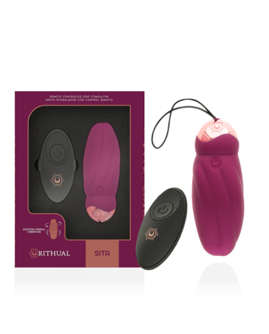 RITHUAL SITA HUEVO CONTROL REMOTO ROTACION DE PERLAS VIBRACION