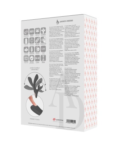 ANNE S DESIRE RABBIT CONTROL REMOTO TECNOLOGIA WATCHME NEGRO