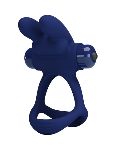 PRETTY LOVE FRANCISCO DOBLE ANILLO VIBRADOR RABBIT AZUL PRETTY LOVE FRANCISCO DOBLE ANILLO VIBRADOR RABBIT AZUL