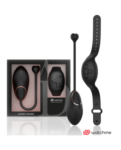 ANNE S DESIRE HUEVO CONTROL REMOTO TECNOLOGIA WATCHME NEGRO