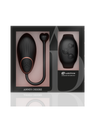 ANNE S DESIRE HUEVO CONTROL REMOTO TECNOLOGIA WATCHME NEGRO