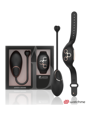 ANNE S DESIRE HUEVO CONTROL REMOTO TECNOLOGIA WATCHME NEGRO GOLD