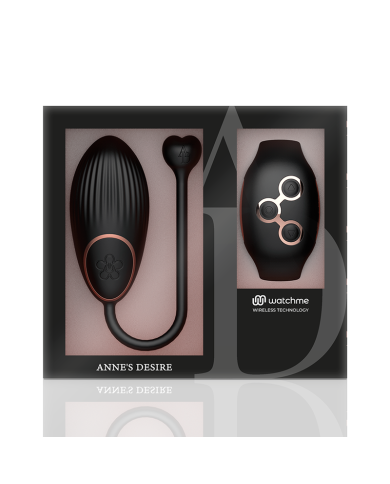 ANNE S DESIRE HUEVO CONTROL REMOTO TECNOLOGIA WATCHME NEGRO GOLD