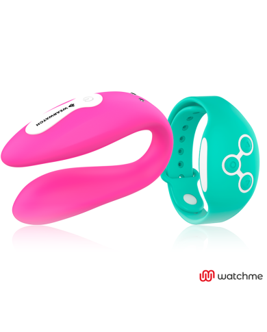WEARWATCH VIBRADOR DUAL TECHNOLOGY WATCHME FUCSIA AGUA MARINA