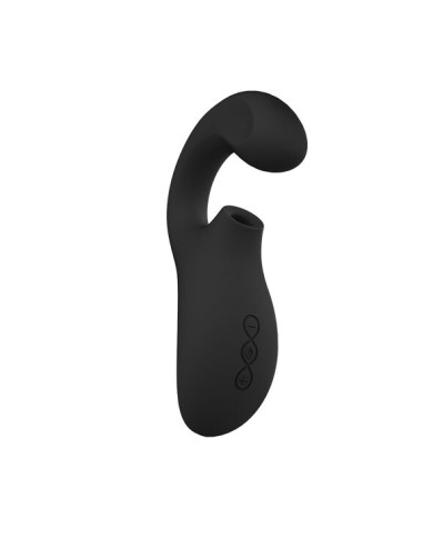 LELO ENIGMA DOBLE ESTIMULACION SUCCION MASAJEADOR NEGRO