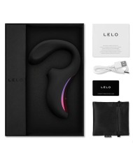 LELO ENIGMA DOBLE ESTIMULACION SUCCION MASAJEADOR NEGRO