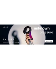 LELO ENIGMA DOBLE ESTIMULACION SUCCION MASAJEADOR NEGRO