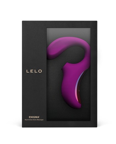 LELO ENIGMA DOBLE ESTIMULACION SUCCION MASAJEADOR MORADO