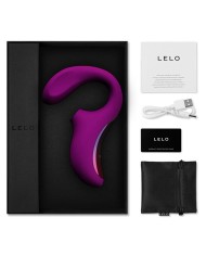 LELO ENIGMA DOBLE ESTIMULACION SUCCION MASAJEADOR MORADO