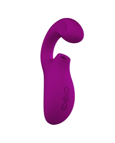 LELO ENIGMA DOBLE ESTIMULACION SUCCION MASAJEADOR MORADO