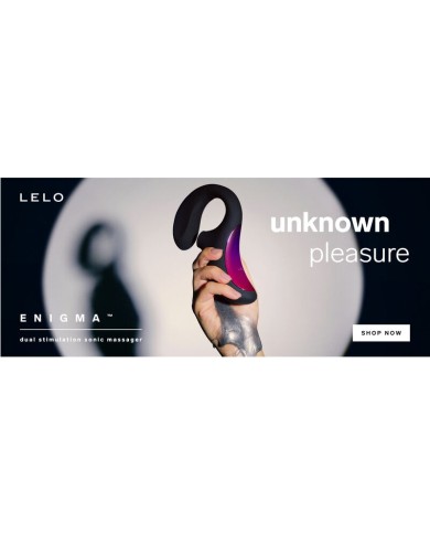 LELO ENIGMA DOBLE ESTIMULACION SUCCION MASAJEADOR MORADO