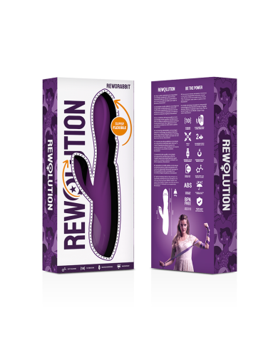 REWOLUTION REWORABBIT VIBRADOR FLEXIBLE CON RABBIT