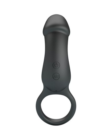 PRETTY LOVE TRAE ANILLO VIBRADOR CON ESTIMULADOR NEGRO PRETTY LOVE TRAE ANILLO VIBRADOR CON ESTIMULADOR NEGRO