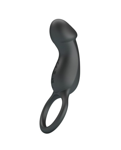 PRETTY LOVE TRAE ANILLO VIBRADOR CON ESTIMULADOR NEGRO PRETTY LOVE TRAE ANILLO VIBRADOR CON ESTIMULADOR NEGRO