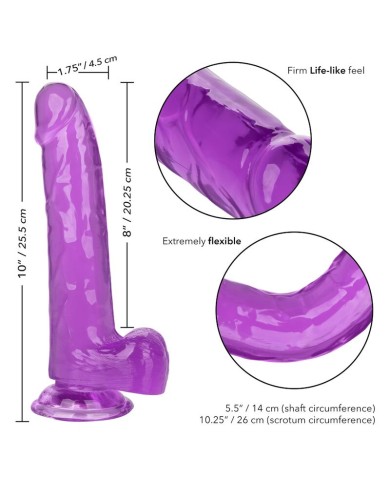 CALEXOTICS SIZE QUEEN DILDO LILA 203 CM