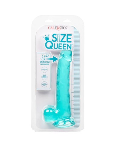 CALEXOTICS SIZE QUEEN DILDO AZUL 203 CM