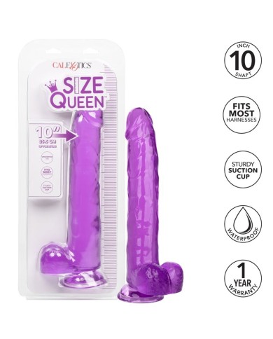 CALEXOTICS SIZE QUEEN DILDO LILA 255 CM