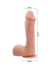 BAILE DILDO JOHNSON PIEL REALISTA 22 CM