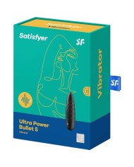 SATISFYER ULTRA POWER BULLET 5 BALA VIBRADORA NEGRA