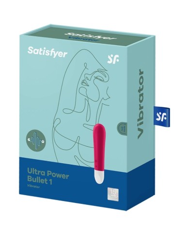 SATISFYER ULTRA POWER BULLET 1 BALA VIBRADORA ROJA