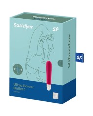SATISFYER ULTRA POWER BULLET 1 BALA VIBRADORA ROJA