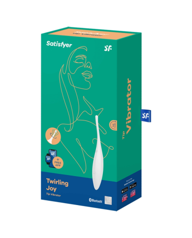 SATISFYER TWIRLING JOY ESTIMULADOR CLITORIS BLANCO