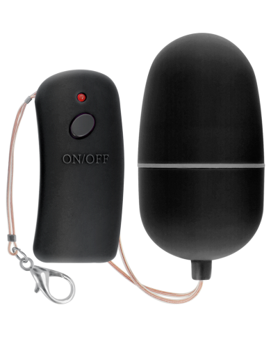 ONLINE HUEVO VIBRADOR CON MANDO CONTROL REMOTO NEGRO