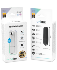 ONLINE MINI BALA VIBRADORA PLATEADA