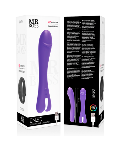 MR BOSS ENZO VIBRADOR MANDO CONTROL REMOTO WATCHME