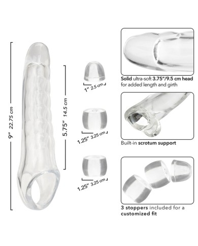 CALEXOTICS MAXX EXTENSOR DE PENE AJUSTABLE TRANSPARENTE CALEXOTICS MAXX EXTENSOR DE PENE AJUSTABLE TRANSPARENTE
