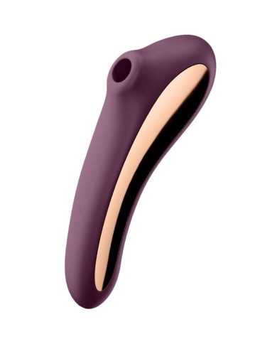 SATISFYER DUAL KISS ESTIMULADOR CLITORIS PURPURA