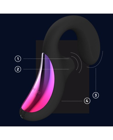 LELO ENIGMA CRUISE MASAJEADOR SONICO DOBLE ESTIMULACION NEGRO