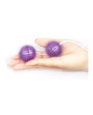 BAILE A DEEPLY PLEASURE BOLAS TEXTURADAS MORADO 360 CM