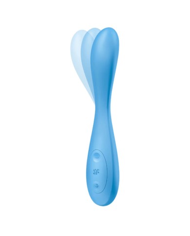 SATISFYER G SPOT FLEX 4 MULTI VIBRADOR APP AZUL