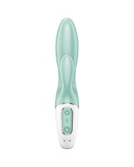 SATISFYER AIR PUMP BUNNY 5 VIBRADOR RABBIT INFLABLE APP VERDE