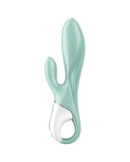 SATISFYER AIR PUMP BUNNY 5 VIBRADOR RABBIT INFLABLE APP VERDE