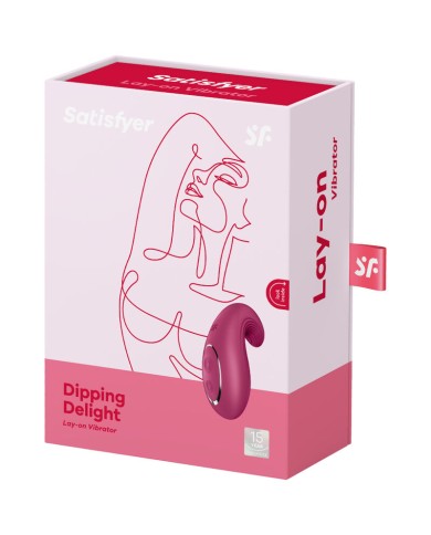 SATISFYER DIPPING DELIGHT VIBRADOR LAY ON AZUL