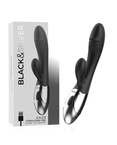 BLACKSILVER KALEB VIBRADOR RABBIT SILICON MILTI FUNCION