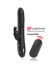 BLACKSILVER KENJI VIBRADOR RABBIT UP DOWN MANDO CONTROL REMOTO WATCHME