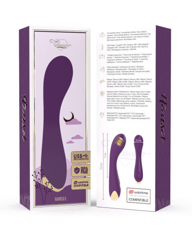 TREASURE HANSEL G SPOT VIBRADOR MANDO CONTROL REMOTO WATCHME