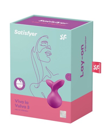 SATISFYER VIVA LA VULVA 3 VIBRADOR LAY ON VERDE