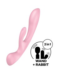 SATISFYER TRIPLE OH VIBRADOR HIBRIDO AZUL