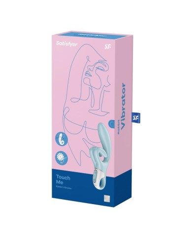 SATISFYER TOUCH ME VIBRADOR RABBIT AZUL