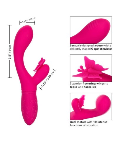 CALEXOTICS BUTTERFLY KISS FLUTTER ROSA