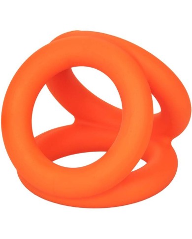 CALIFORNIA EXOTICS ALPHA TRIPLE ANILLO NARANJA